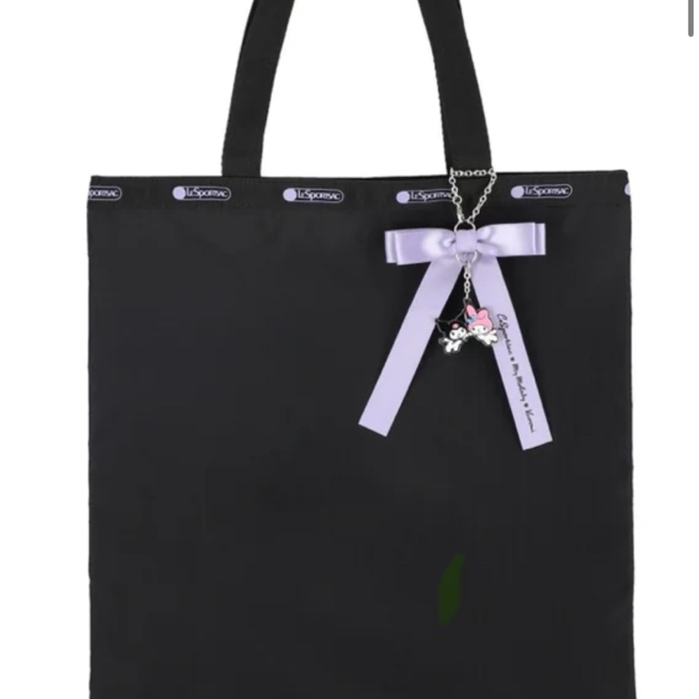 My Melody & Kuromi x LeSportsac Large Emerald Tote Bag